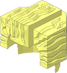 ~Minifig Hair Trapezoid Swept Back - Hair