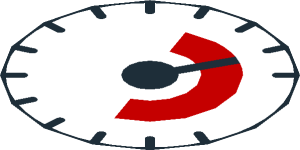 ~Sticker  1.8 x  1.8 with Green Screen, Buttons and Indicators on White Background - Right Indicator