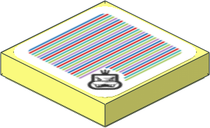Tile 2 x 2 with Bar Code and Morton Pattern