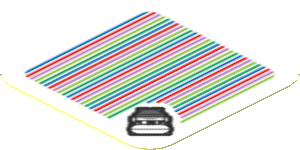 Sticker 1.8 x 1.8 with Bar Code and Funky Kong