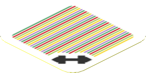 Sticker 1.8 x 1.8 with Bar Code and Gym / Dumbbell