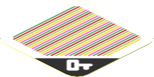 Sticker 1.8 x 1.8 with Bar Code and Key Block