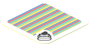 Sticker 1.8 x 1.8 with Bar Code and Donkey Kong