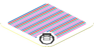 Sticker 1.8 x 1.8 with Bar Code and Cranky Kong