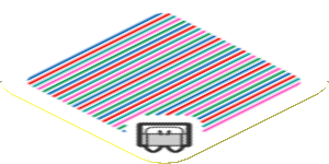 Sticker 1.8 x 1.8 with Bar Code and Fliprus