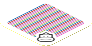 Sticker 1.8 x 1.8 with Bar Code and Sumo Bro