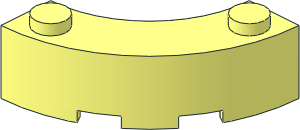 Brick  3 x  3 Corner Round Brick  3 x  3 Corner Round