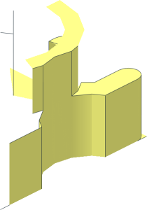 ~Scala Support Connector with Hole - Top Half