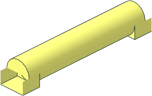 ~Train Track Roller Coaster Curve 90 Degrees Radius 12 with  3 Bricks Elevation Sleeper