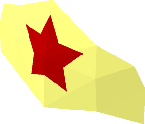 ~Minifig Hair Female Long Wavy Tiara Front with Red Star Pattern