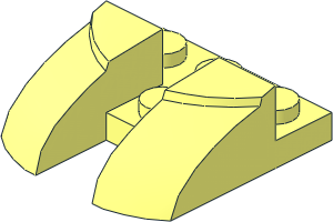 Wedge  3 x  3 x  0.667 Cutout