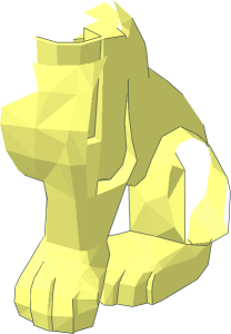 ~Animal Dog Sitting Great Dane Body - Half