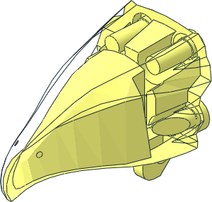 ~Animal Bird Head Upper Jaw without Patternable Surfaces