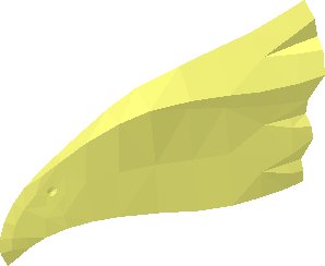 ~Animal Bird Head Upper Jaw - Patternable Surfaces, Side