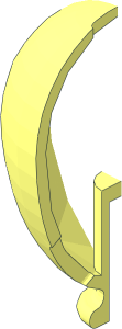 ~Minifig Balloon with Thin Bar on Handle - Balloon Quarter