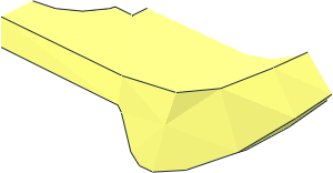 ~Minifig Armour Shoulder Pads with Pointed Ends - Quarter