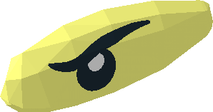 ~Animal Shark Hammerhead Head Black Eye Pattern