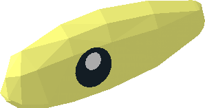 ~Animal Shark Hammerhead Head Black Eyelid and Eye Pattern