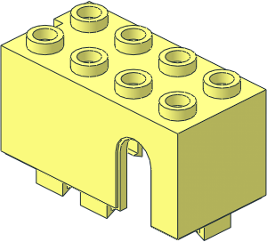~Electric Brick 2 x 4 x 1.667 Sensor Rotation - Top ~Electric Brick 2 x 4 x 1.667 Sensor Rotation - Top