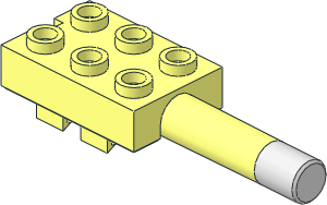 ~Electric Brick 2 x 3 Sensor Temperature - Top ~Electric Brick 2 x 3 Sensor Temperature - Top