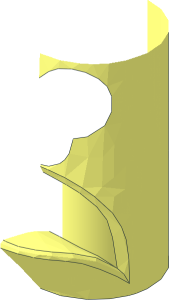 ~Minifig Head Muppet Beaker Half