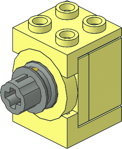 Electric Technic Micromotor with Top and Bottom Holder and Grey Pulley Electric Technic Micromotor with Top and Bottom Holder and Grey Pulley