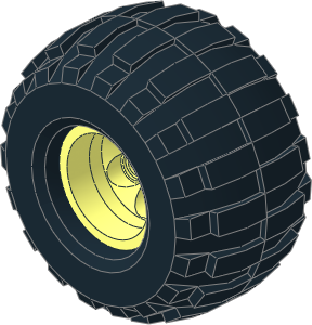 Wheel Rim 30 x 30 with 40mm Diameter Rear Rim with Tyre 40/ 48 x 30 Off Road Wheel Rim 30 x 30 with 40mm Diameter Rear Rim with Tyre 40/ 48 x 30 Off Road