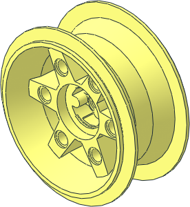 Wheel Rim 32 x 56 with Peghole and 6 Spokes with Pegholes Wheel Rim 32 x 56 with Peghole and 6 Spokes with Pegholes