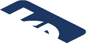 ~Sticker  0.8 x  1.6 with Black Triangle and White Sparco Logo on Blue Background Right - First Face