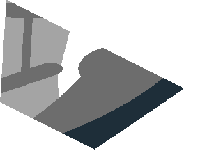 ~Sticker  0.8 x  1.6 with Headlamp on White Background Right -  Fourth Face