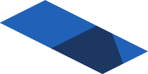 ~Sticker  0.8 x  1.9 with Light Blue and White Triangles on Blue Background Right - Fourth Face