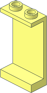 =Panel  1 x  2 x  3 with Hollow Studs