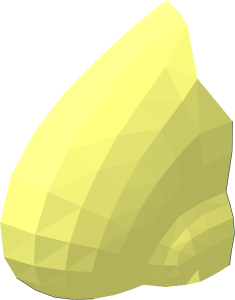 ~Minifig Head Muppet Chef Nose Half