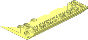 ~Slope Brick 45  6 x  8 Double Inverted with Open Centre and  4 Holes - Half