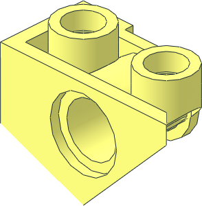 ~Slope Brick 45  6 x  8 Family - Basic Corner Geometry with Peghole