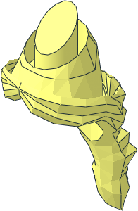 ~Minifig Hair Braided with Hat Hennin with Veil - Hair