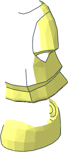 ~Figure Micro Doll Body with Short Dress Structure Half