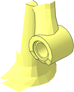 ~Figure Micro Doll Body with Short Dress Arm and Leg