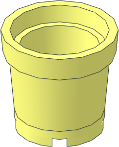 Bucket  2 x  2 without Handle Holes
