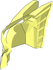 ~Minifig Mask Eagle - Half ~Minifig Mask Eagle - Half