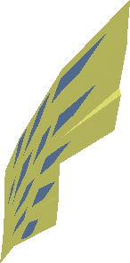 ~Minifig Mask Eagle - Medium Blue Feathers Half ~Minifig Mask Eagle - Medium Blue Feathers Half