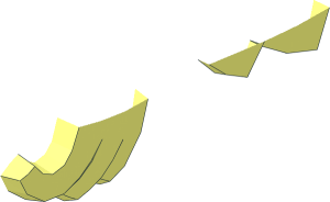 ~Animal Dragon Head Jaw Lower - Half Beard and Spines