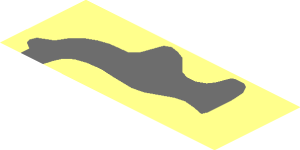 ~Minifig Robe Cloth 13L Tall Dune Symbol  1 Quarter