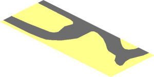 ~Minifig Robe Cloth 13L Tall Dune Symbol  3 Quarter