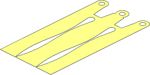 Minifig Robe Cloth 13L Tall