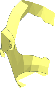 ~Minifig Head Simpsons Krusty The Clown - Half