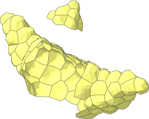 ~Minifig Head Simpsons Krusty The Clown - Hair