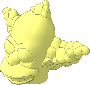 Minifig Head Simpsons Krusty The Clown