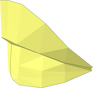 ~Minifig Head Muppet Janice Lips Half