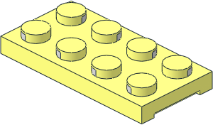 Electric Plate  2 x  4 with Contacts
